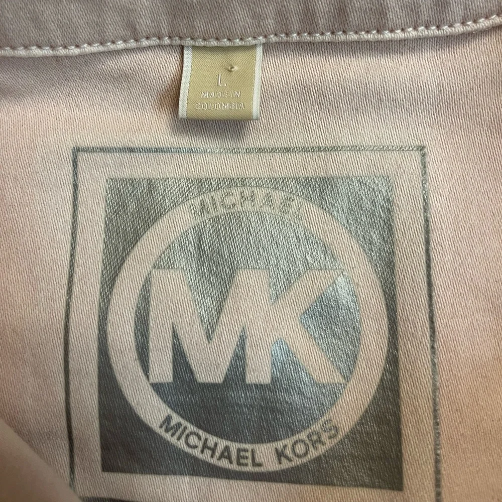 Michael Kors pale pink denim jacket